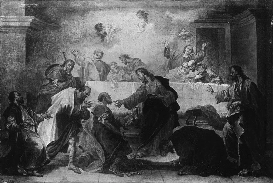  135-Giambattista Pittoni-Comunione degli apostoli - Mosca, Museo Pushkin 